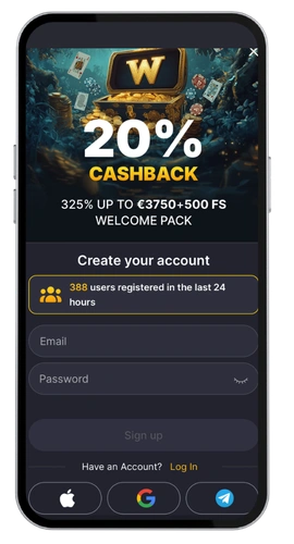 WinHero Casinò registrazione